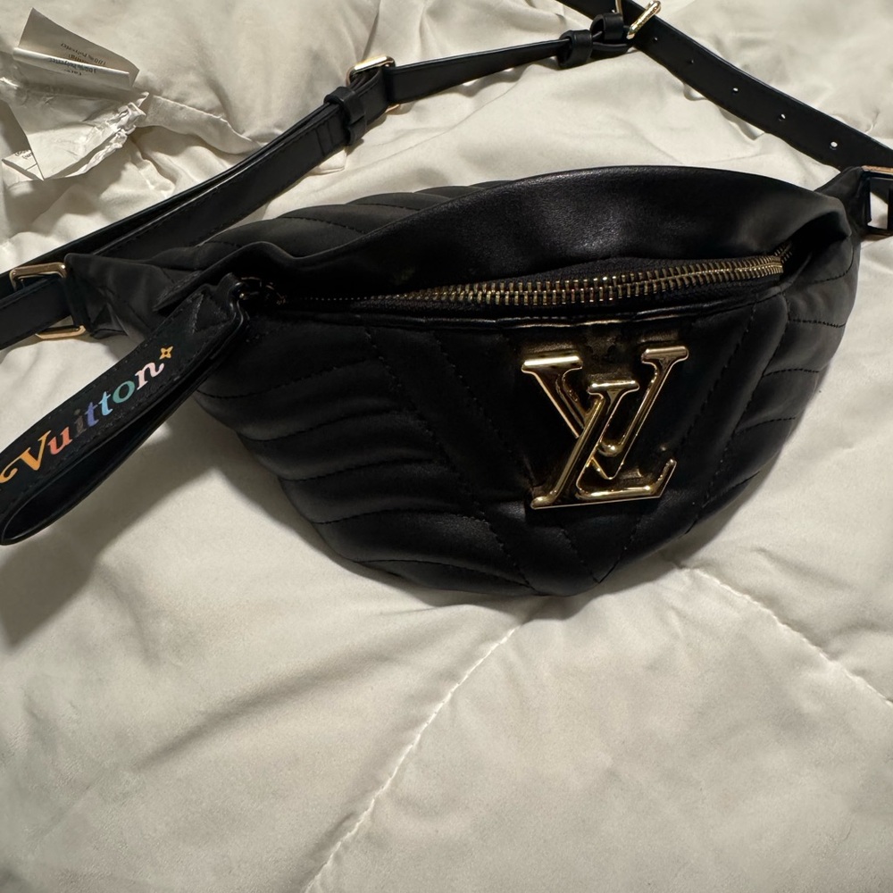 Louis Vuitton Black Quilted Crossbody Bag